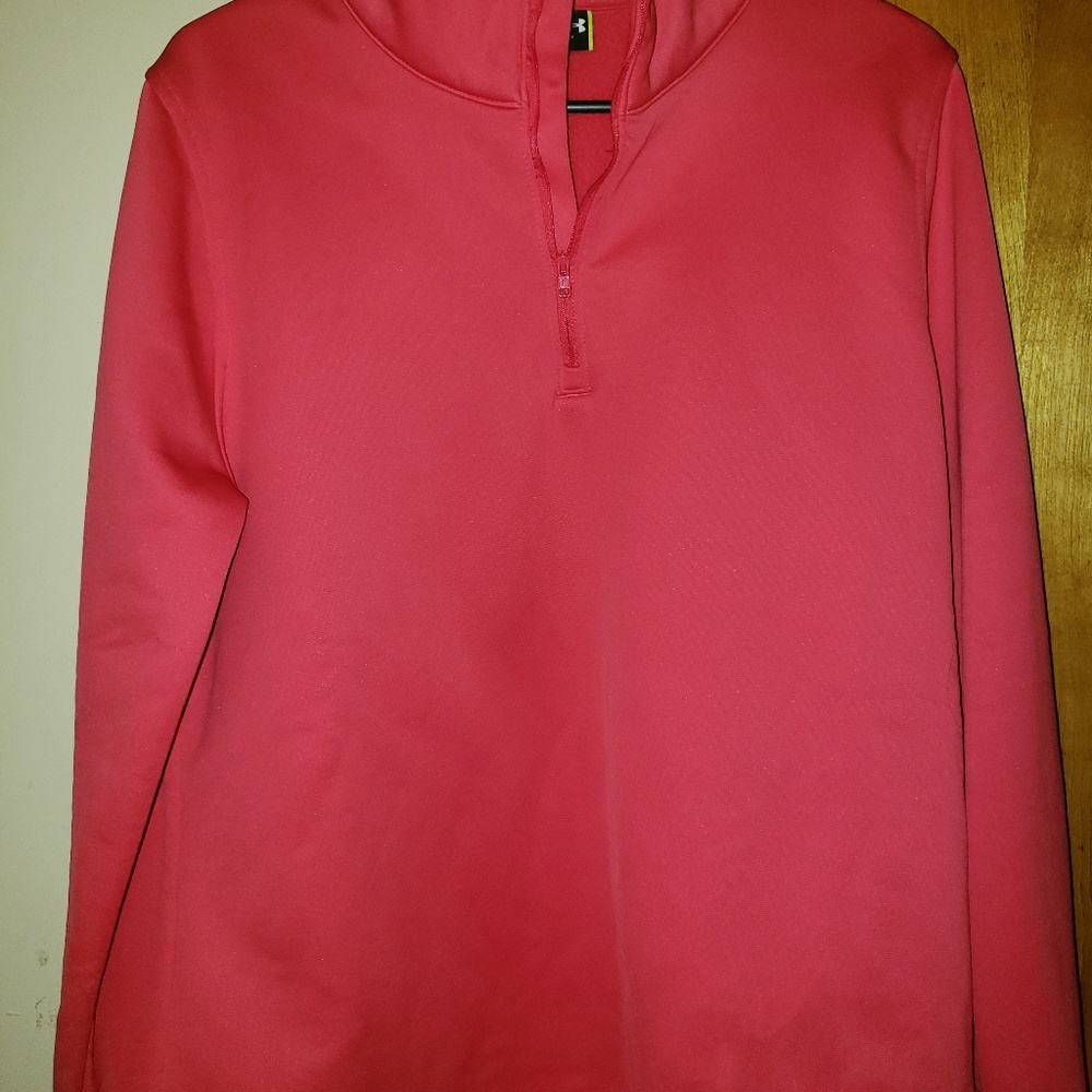 Pink Under Armour sweatshirt